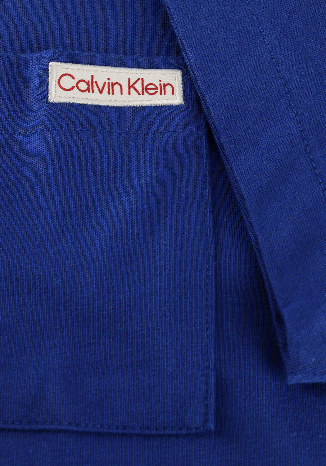 Blaue CALVIN KLEIN T-shirt SS 20S JERSEY EASY COIN POCKET T - large