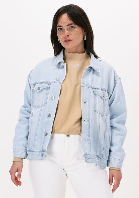 Hellblau CALVIN KLEIN Jeansjacke DAD DENIM JACKET - large