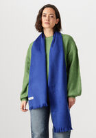 Blaue ALPACA LOCA Schal SLIM SCARF - medium