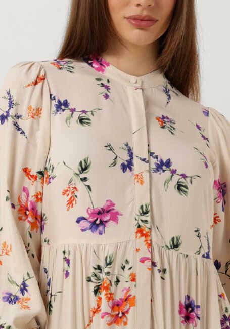 Beige Y.A.S. Maxikleid YASASINA LS LONG SHIRT DRESS S. - large