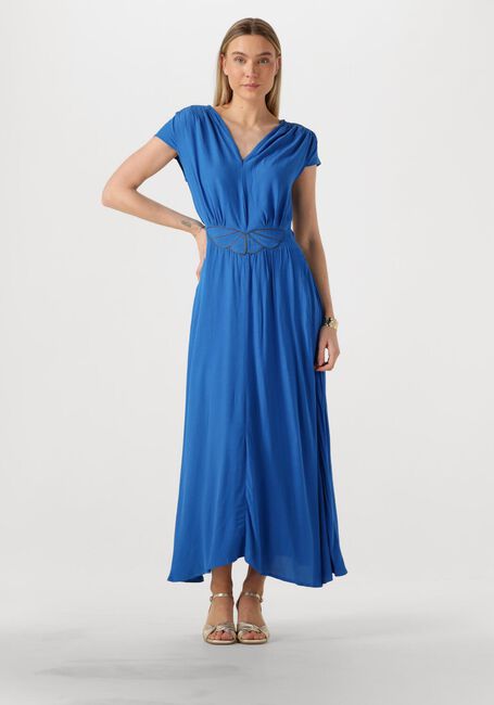 Blaue LOUIZON Maxikleid FAYENCE - large