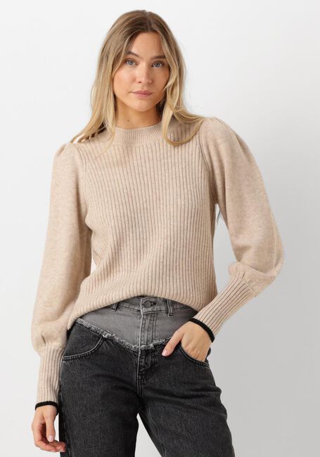 Weiße CO'COUTURE Pullover ROW PUFF KNIT - large