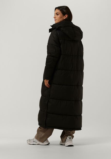 Schwarze NOTRE-V Wattierte Jack PUFFER LONG - large