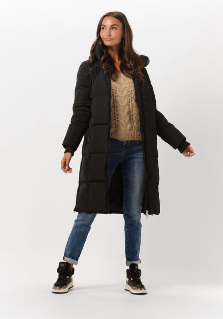 Schwarze MOS MOSH Wattierte Jack NOVA SQUARE DOWN COAT - large
