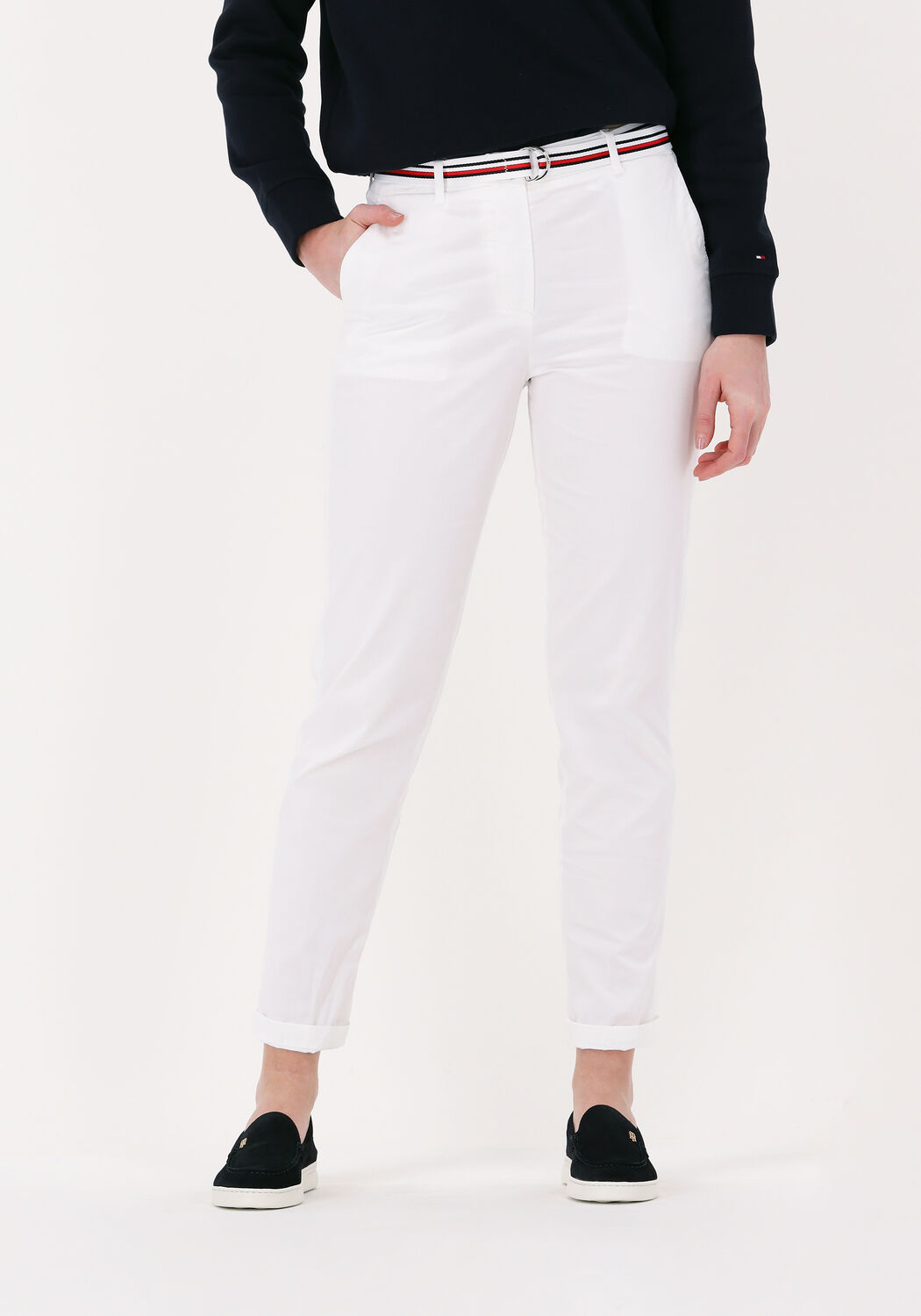 weiBe tommy hilfiger chino hailey slim co tencil chino pant