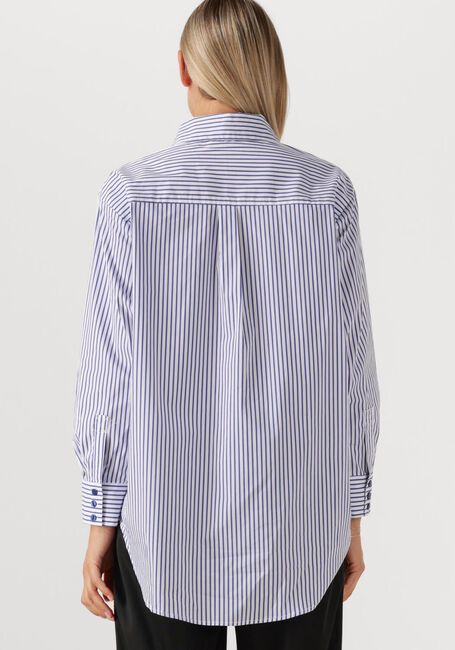 Blaue HAUTE L'AMITIÉ Blusen STRIPE CHEST LOGO SHIRT - large