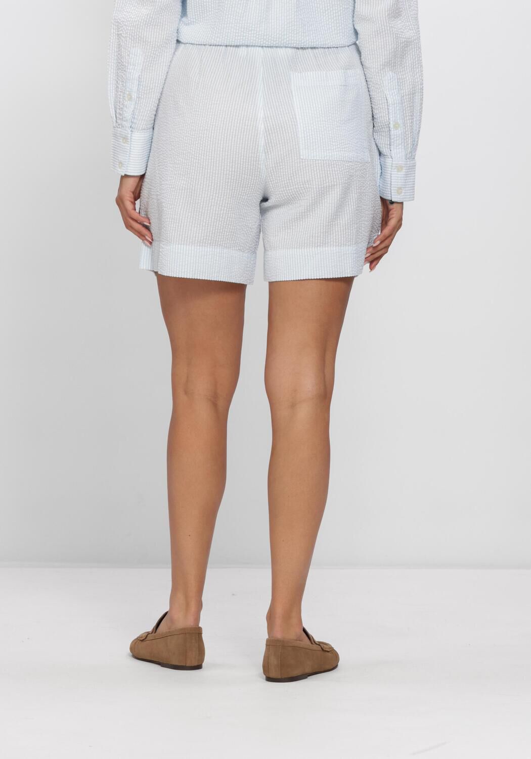 Sand MSCH COPENHAGEN Hosen MSCHFELICITY HW SHORTS STP - large