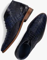 Blaue REHAB Business Schuhe BARRY CROCO - medium