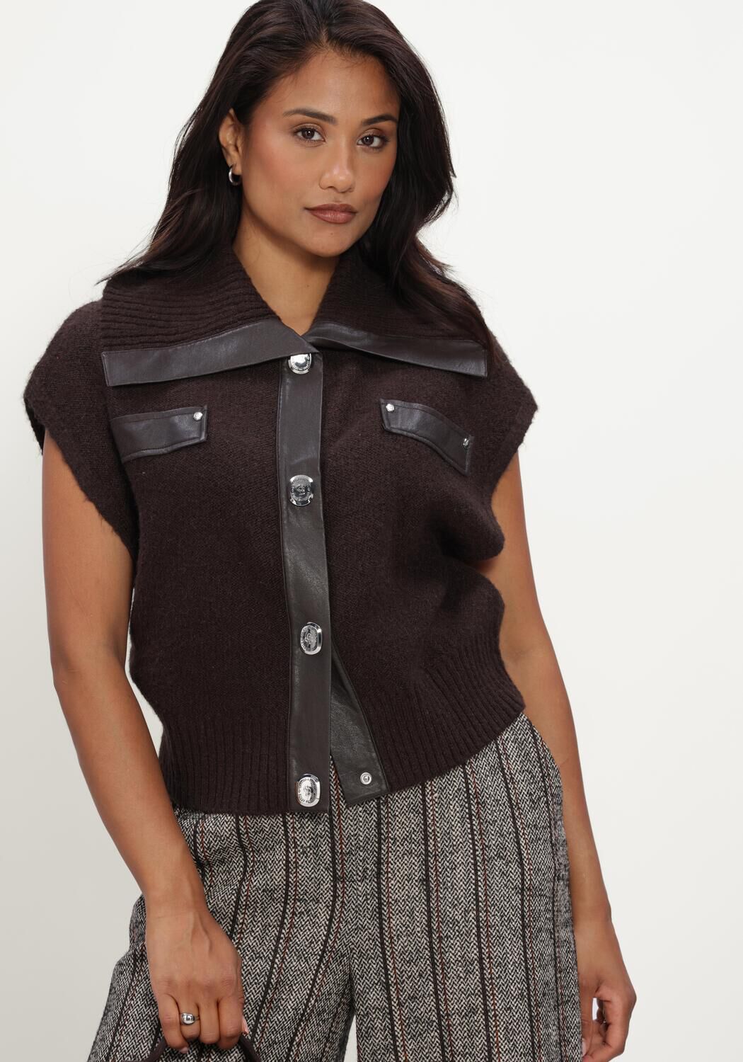 Braune CAROLINE BISS Pullover 4223 - large