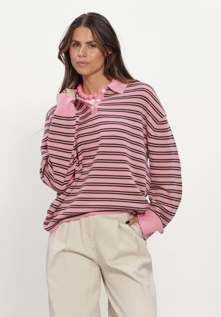Mehrfarbige/Bunte BOII STUDIOS Pullover ADANNE POLO KNIT - large