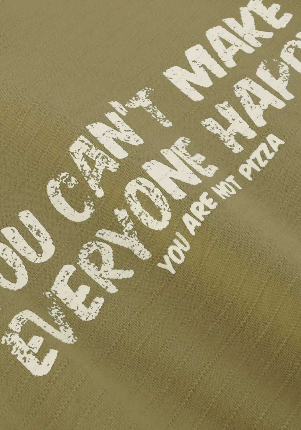 Olive DAILY7 T-shirt T-SHIRT TEXT PRINT - large