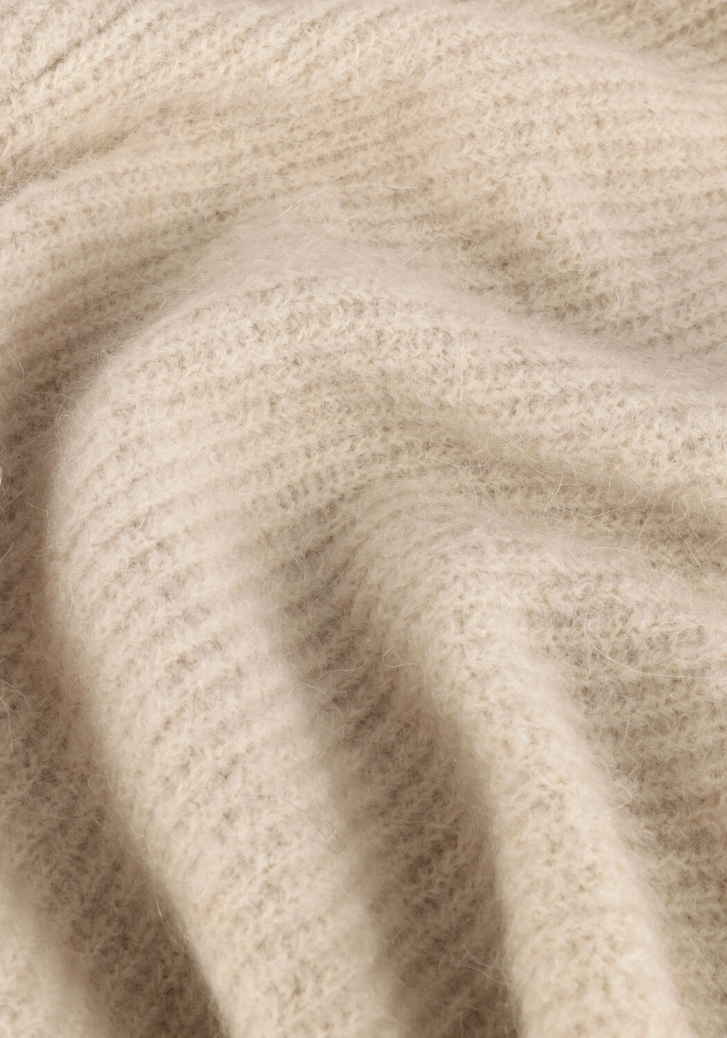 Beige MSCH COPENHAGEN Pullover MSCHZINELLE HOPE WRAP PULLOVER - large