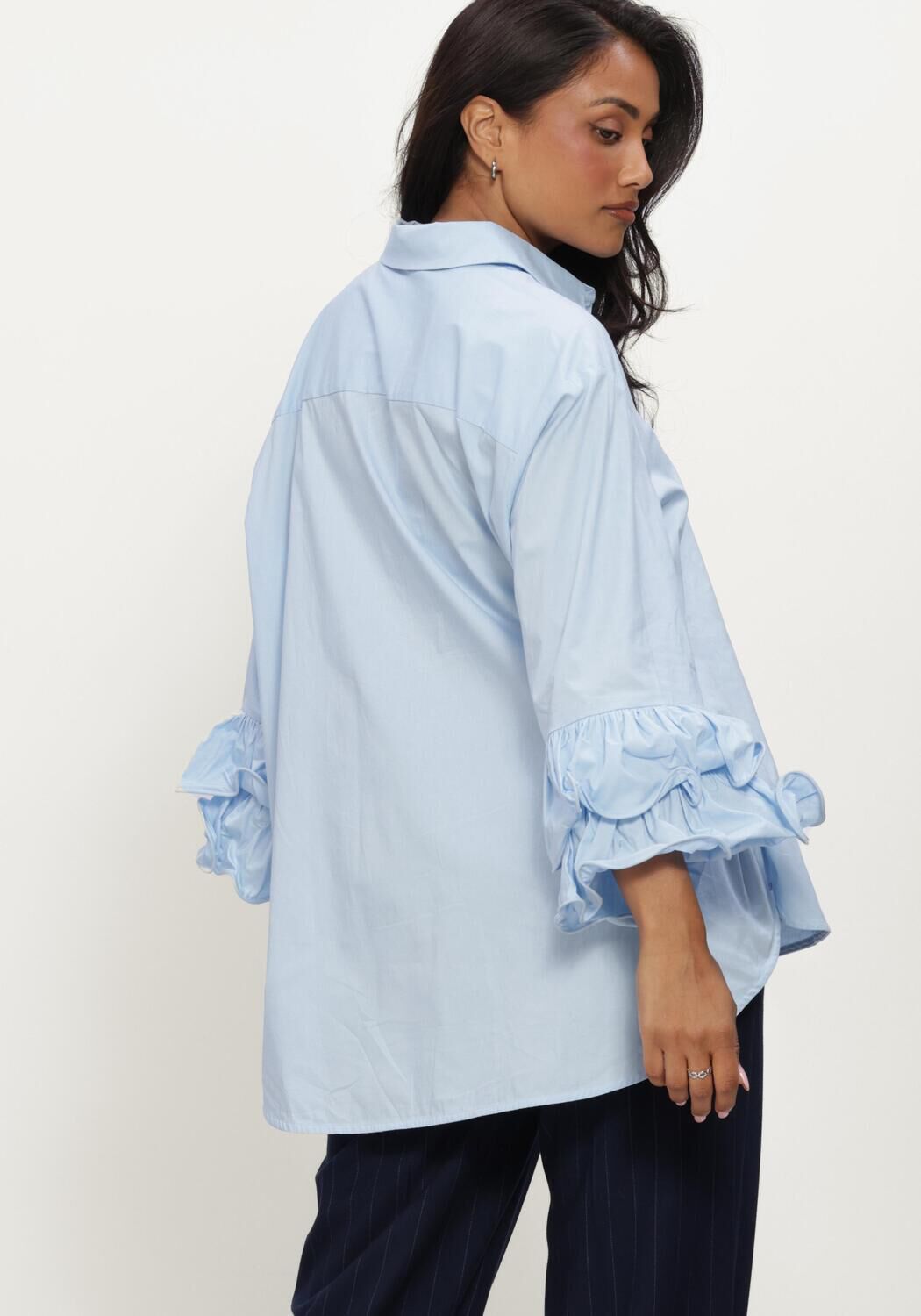 Hellblau CO'COUTURE Blusen HALENCC FLARE SHIRT - large