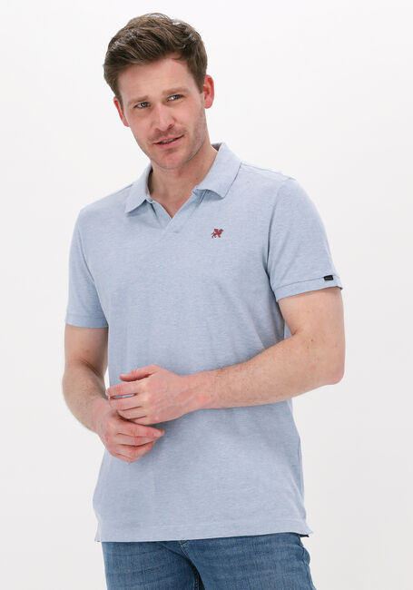 Hellblau VANGUARD Polo-Shirt SHORT SLEEVE POLO PIQUE STRETCH PEACHED - large
