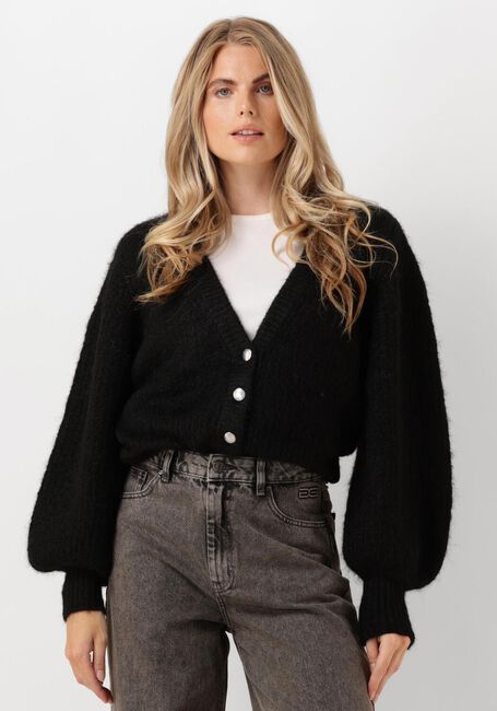 Schwarze CO'COUTURE Strickjacke CORELIE BUTTON KNIT - large