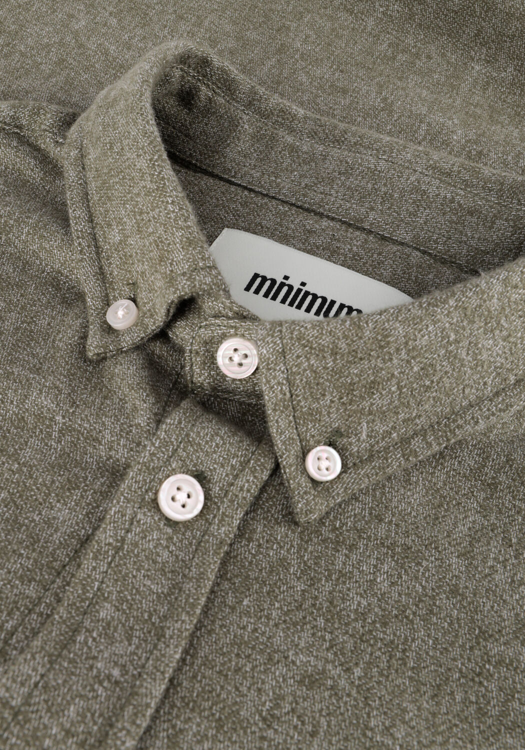 Gr&uuml;ne MINIMUM Casual-Oberhemd TWISTA - large