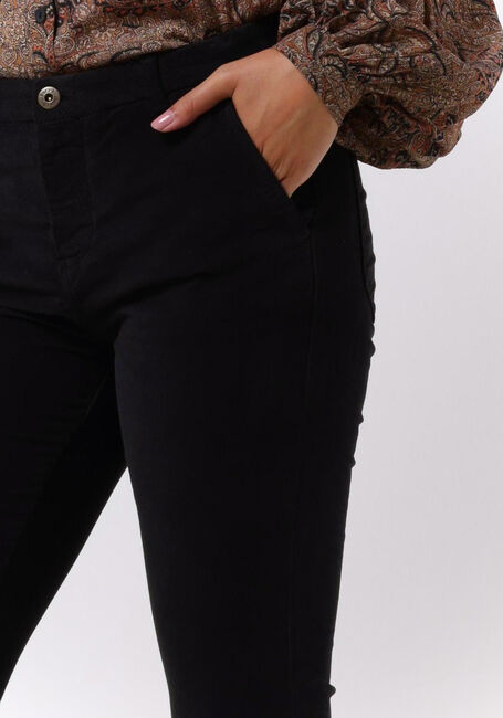 Schwarze BY-BAR Hose LEILA VELVET TWILL PANT - large