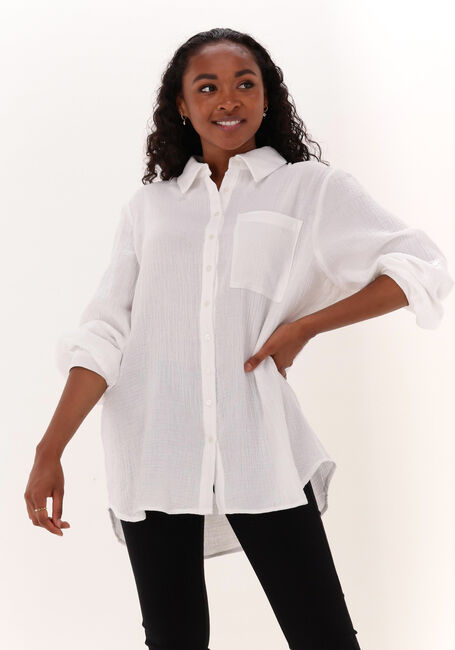 Weiße MINUS Blusen MAVINA OVERSIZE SHIRT - large