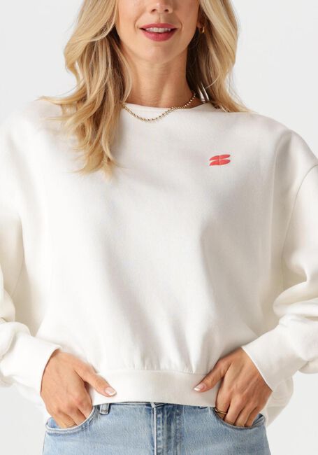 Weiße BY-BAR Sweatshirt BIBI DICTIONARY BIG SWEATER - large