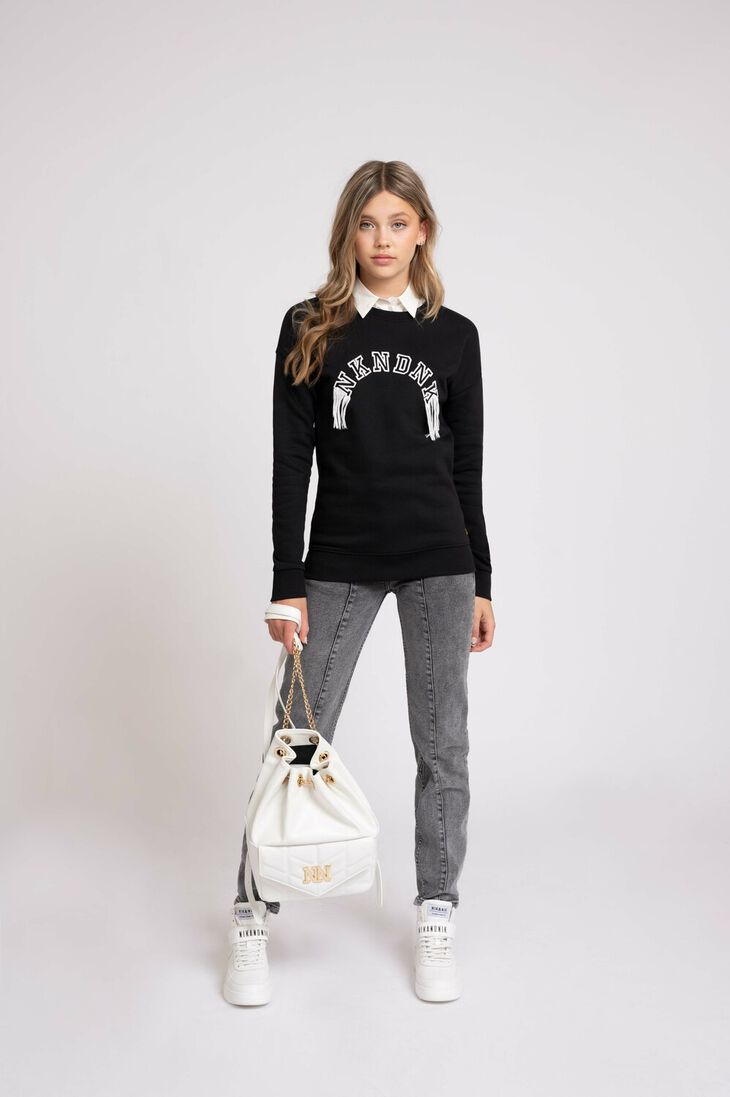 schwarze nik & nik pullover lia sweater