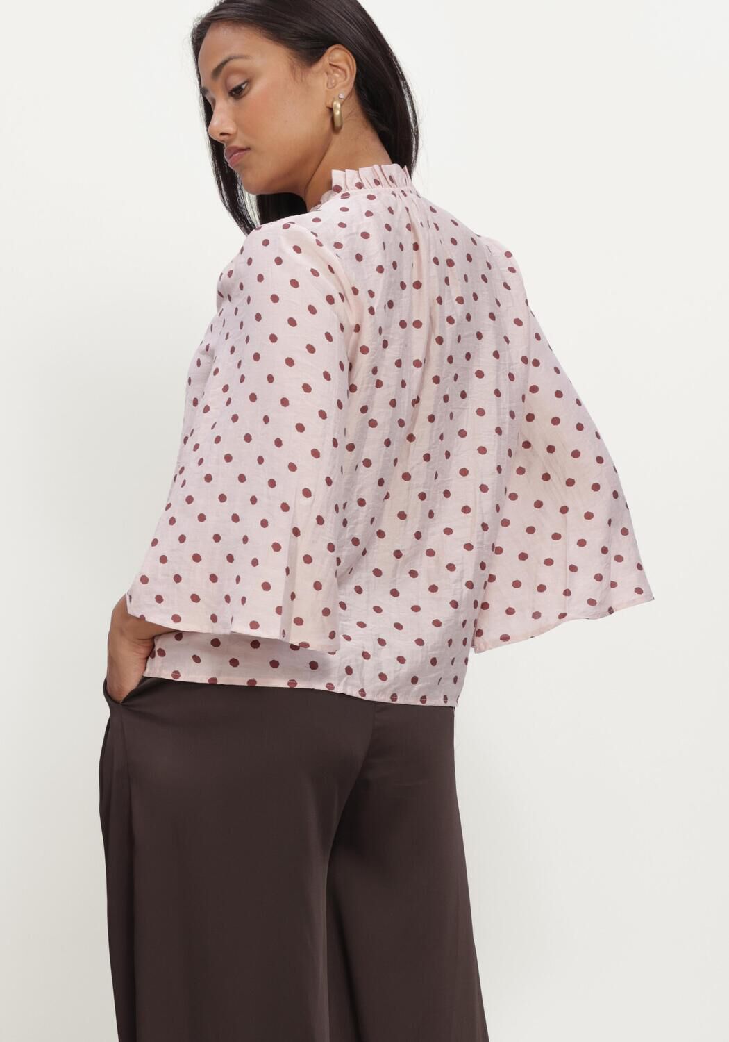 Hell-Pink MINUS Blusen MSVIVIANA V- NECK BLOUSE - large