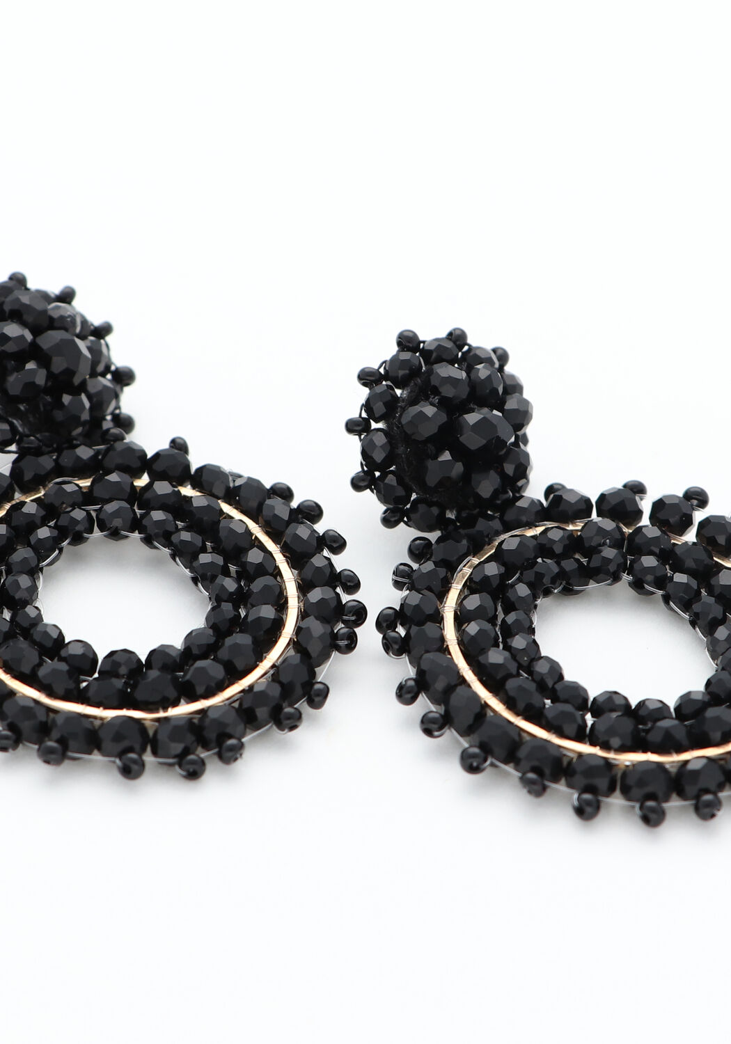 Schwarze PAULIE POCKET Ohrringe LIVA EARRINGS - large