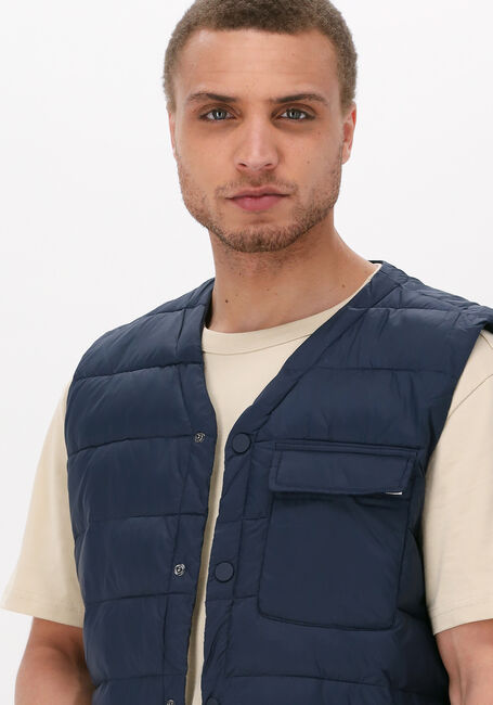 Blaue ANERKJENDT Bodywarmer AKRASMUS PADDED GILET - large