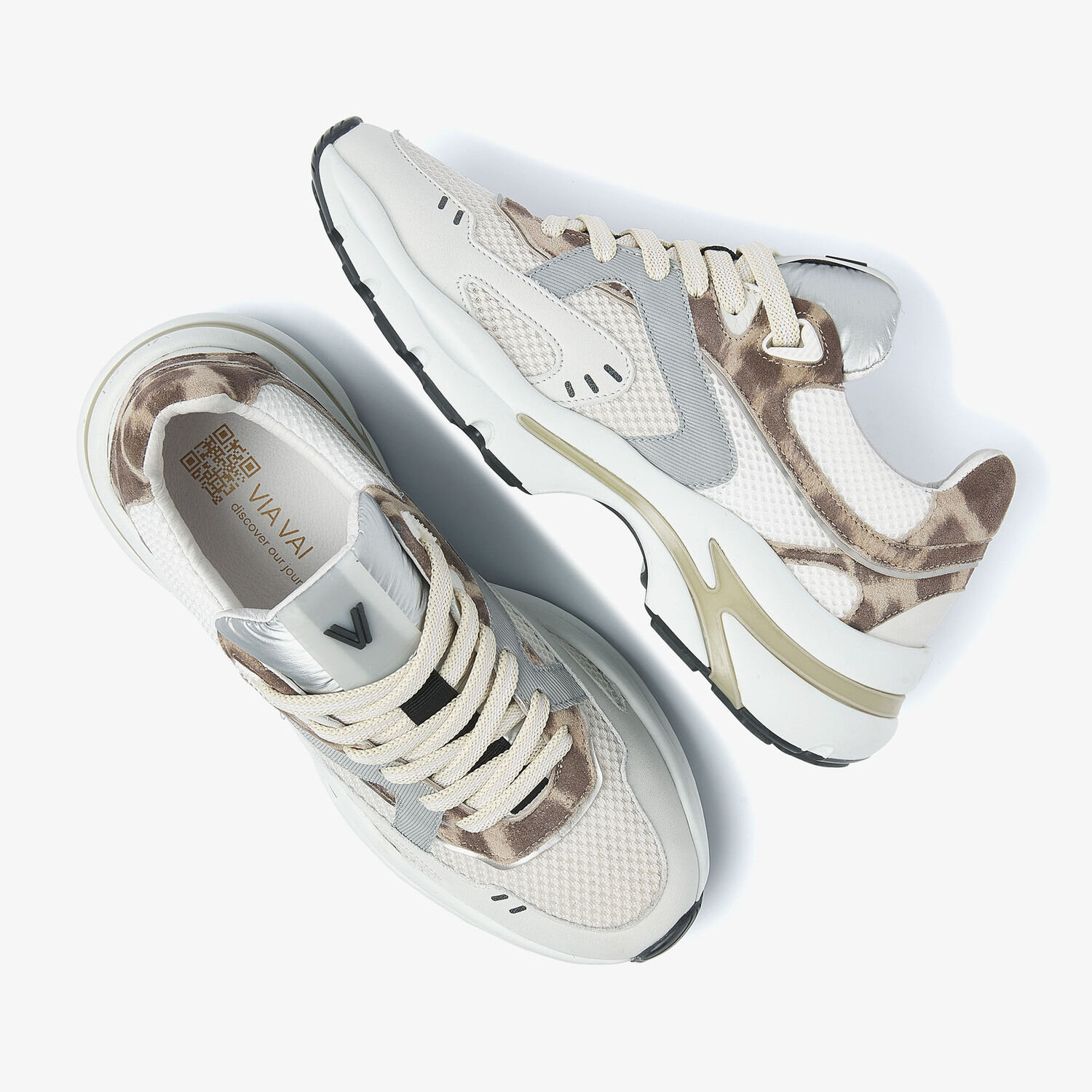 Wei&szlig;e VIA VAI Sneaker Low VESPER KELSEY - large