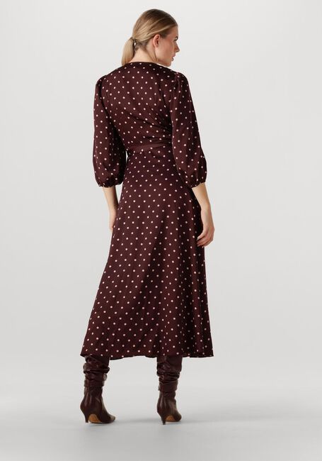 Bordeaux NEO NOIR Midikleid MALINGA DOT DRESS - large