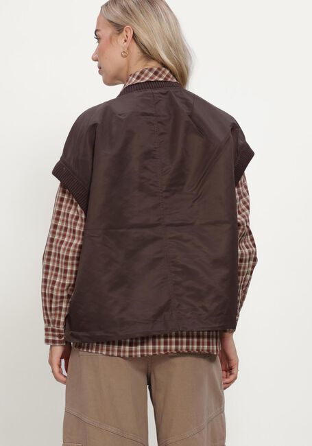 Braune WITHBLACK Bodywarmer WBLIMPERIAL WAISTCOAT - large