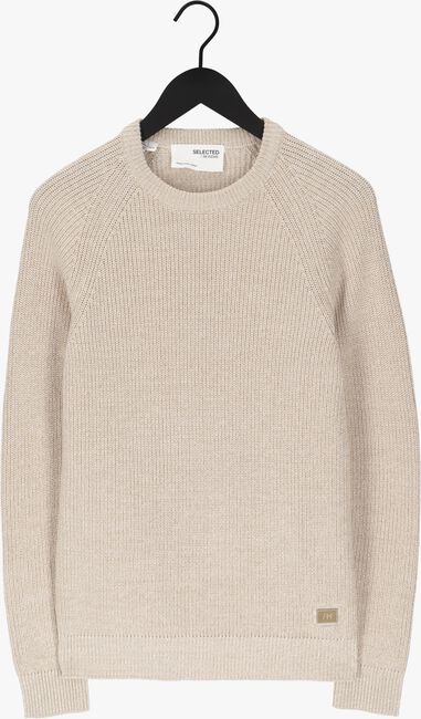 Nicht-gerade weiss SELECTED HOMME Pullover SLHIRVEN LS KNIT CREW W NOOS - large