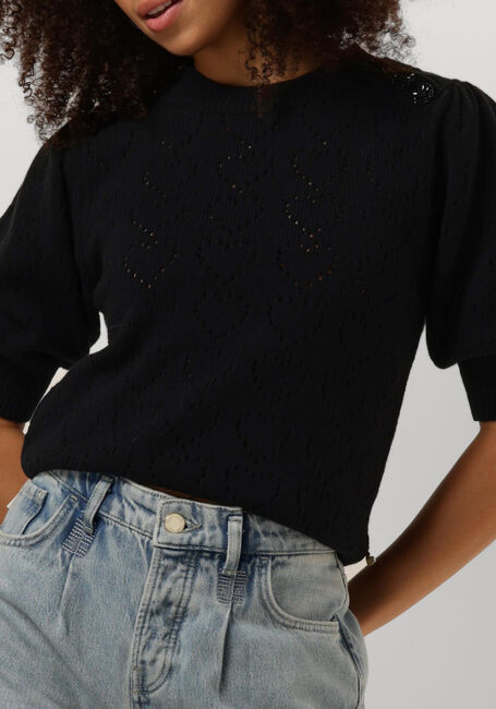 Schwarze FABIENNE CHAPOT Pullover DIANNA SS PULLOVER - large