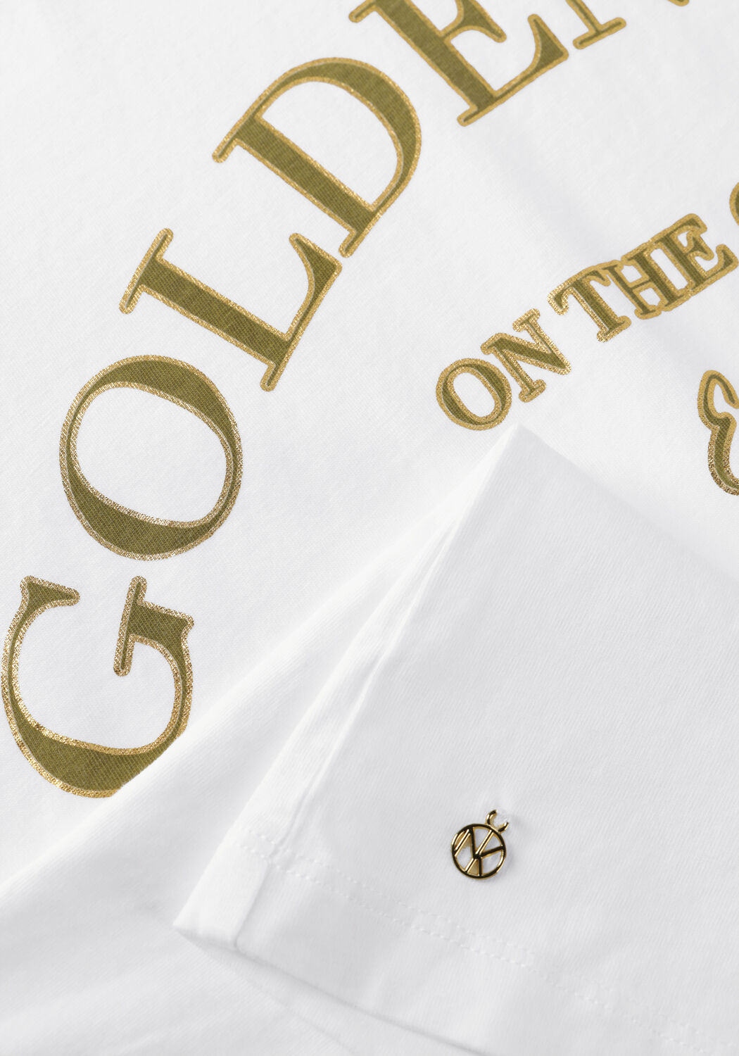 Nicht-gerade weiss NUKUS T-shirt SANNE SHIRT GOLDEN DAYS - large