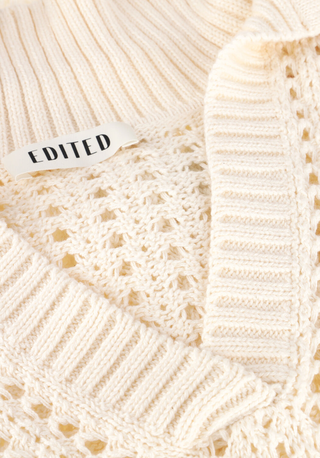 Nicht-gerade weiss EDITED Tops & T-shirts SARAI  POLO JUMPER - large