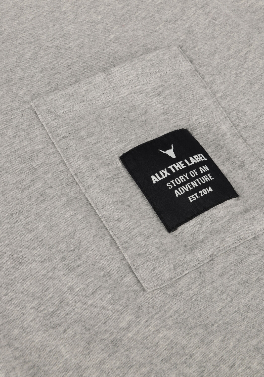 Hellgrau ALIX THE LABEL T-shirt LADIES KNITTED LABEL T-SHIRT - large