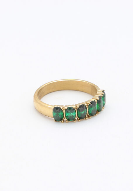 Goldfarbene NOTRE-V Ring OMSS23-022 GREEN - large