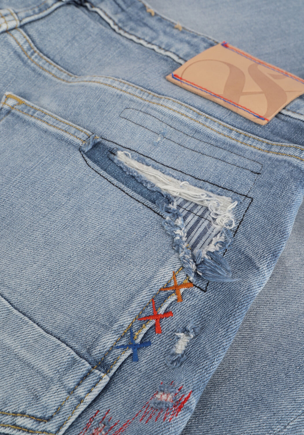 Hellblau SCOTCH & SODA Slim fit jeans SKIM PREMIUM SLIM JEANS - large