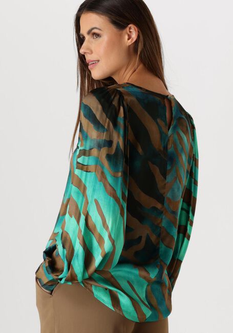 Blaue SUMMUM Top TOP PAINTED TIGER - large