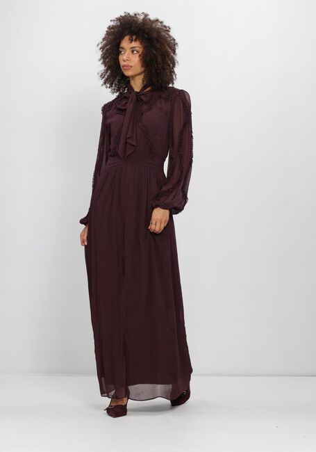 Bordeaux DANTE6 Maxikleid LASORINN RUFFLE DETAIL MAXI DRESS - large