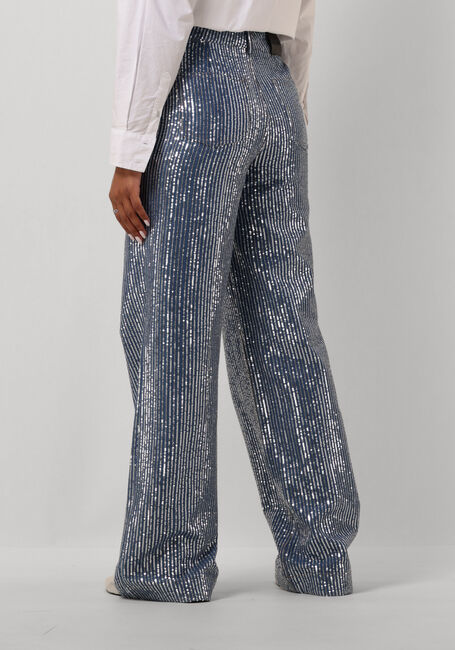 Blaue CO'COUTURE Straight leg jeans SEQUIN DENIM PANT - large
