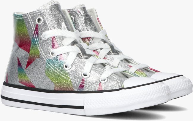 Silberne CONVERSE Sneaker high CHUCK TAYLOR ALL STAR PRISM GLITTER - large