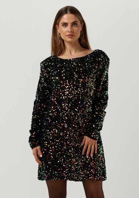 Mehrfarbige/Bunte COLOURFUL REBEL Minikleid TINA SEQUINS STRAIGHT DRESS - large