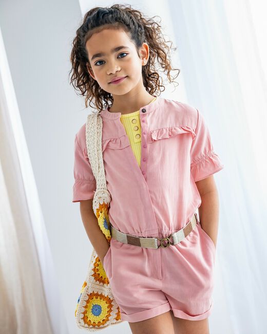 Rosane LIKE FLO Jumpsuit LINNEN JUMPSUIT WITH BELT - large