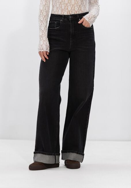 Schwarze GESTUZ Wide jeans GZSARA HW WIDE JEANS - large