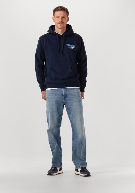 Dunkelblau TOMMY JEANS Pullover TJM REG FONT PLAY HOODIE EXT - large