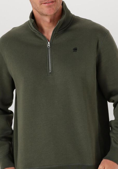 Graue G-STAR RAW Sweatshirt PREMIUM CORE HALF ZIP R SW L\S - large