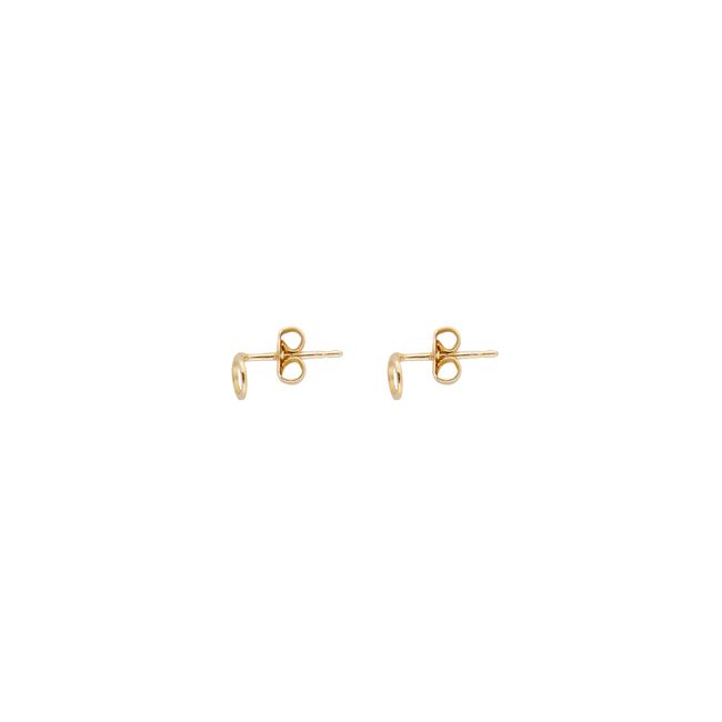 Goldfarbene ATLITW STUDIO Ohrringe PETITE EARRINGS CIRCLE Goldfarbene ATLITW STUDIO Ohrringe PETITE EARRINGS CIRCLE - large
