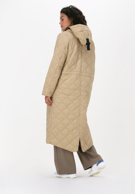 Camelfarbene BEAUMONT Wattierte Jack LONG COAT LIGHT PADDED - large