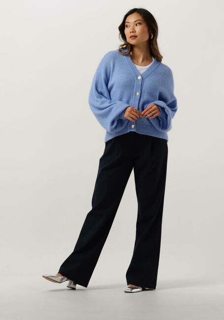 Blaue MSCH COPENHAGEN Strickjacke MSCHPETRINELLE HOPE CARDIGAN - large