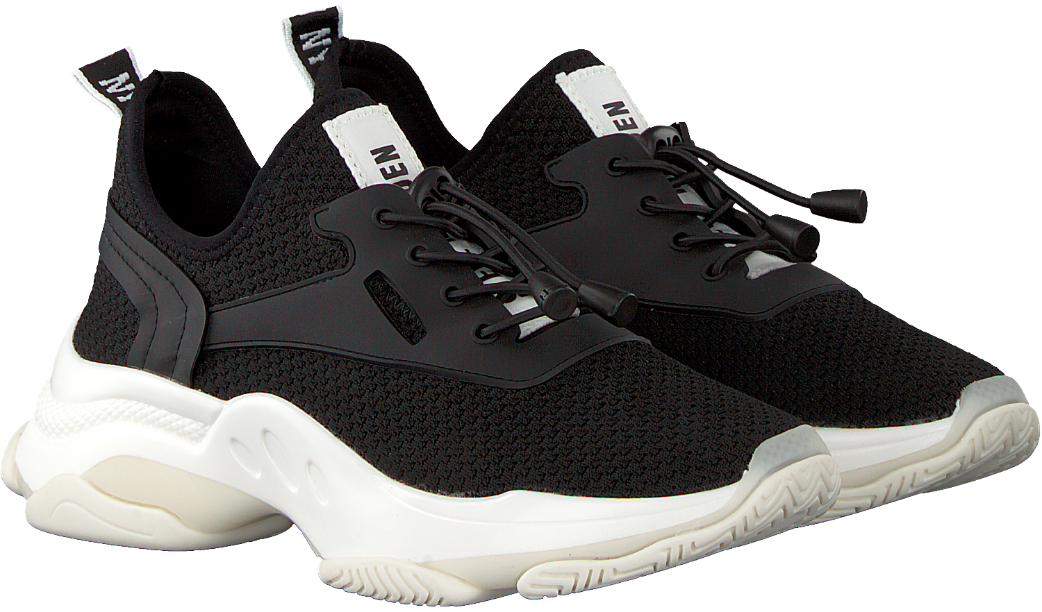 steve madden black sneakers with laces